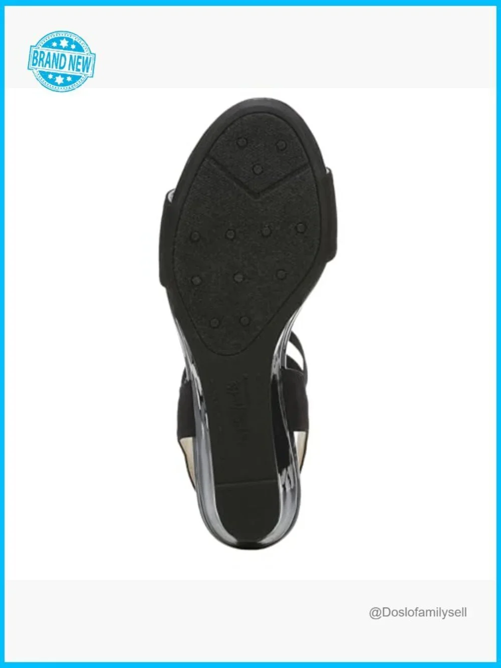 Slip-On Wedge Sandal with Elastic Gore Straps - Comfort Casual